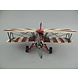 Miniaturmodell Flugzeug Doppeldecker Miniaturmodell Flugzeug Doppeldecker