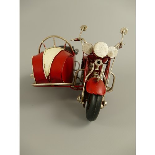 Miniatuur model Motor met zijspan