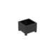 Adezz Plantenbak Aluminium Vierkant Florida met poten 80x80x60cm Adezz Plantenbak Aluminium Vierkant Florida met poten 80x80x60cm