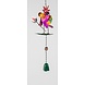 Metal pendant bird pink Metal pendant bird pink