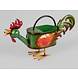 Metal statue watering can chicken Metal statue watering can chicken