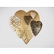Wanddecoratie Golden love Wanddecoratie Golden love