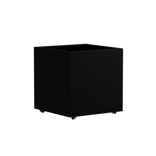Adezz Producten Plantenbak Aluminium Vierkant Florida met wielen 80x80x80cm Adezz Producten Plantenbak Aluminium Vierkant Florida met wielen 80x80x80cm