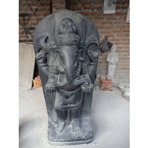 Beeld Ganesha met aura 120cm