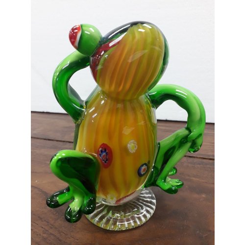 Glasskulptur Frosch