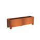 Adezz Plantenbak Cortenstaal Rechthoek Andes met poten 200x50x60cm Adezz Plantenbak Cortenstaal Rechthoek Andes met poten 200x50x60cm