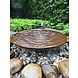 Waterschaal fontein cortenstaal met waterloop 80cm Waterschaal fontein cortenstaal met waterloop 80cm
