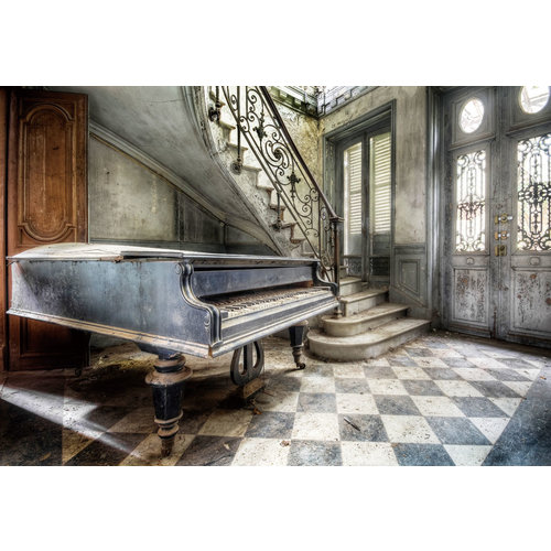 Glasschilderij Piano Glasschilderij Piano