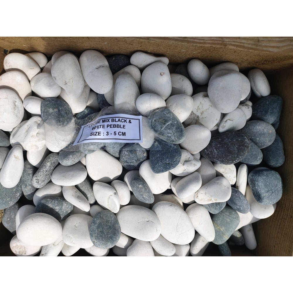 Sierkeien mix zwart/wit Eliassen Home & Garden Pleasure