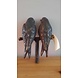 Bronze garden plug 2 swallows on a branch Bronze garden plug 2 swallows on a branch
