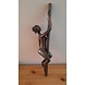 Bronze garden plug Climbing woman Bronze garden plug Climbing woman