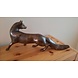 Bronzen beeld Vos Bronzen beeld Vos