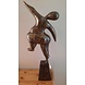Bronzen beeld Dikke dame Bronzen beeld Dikke dame