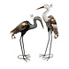 Decoratie beeld metaal Reigers set 104 cm Decoratie beeld metaal Reigers set 104 cm