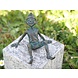 Beeld brons Dwerg Zonnend 11x15x13cm Beeld brons Dwerg Zonnend 11x15x13cm