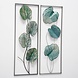 Eliassen Muurdecoratie 3d tweeluik Bavaro bladeren Eliassen Muurdecoratie 3d tweeluik Bavaro bladeren