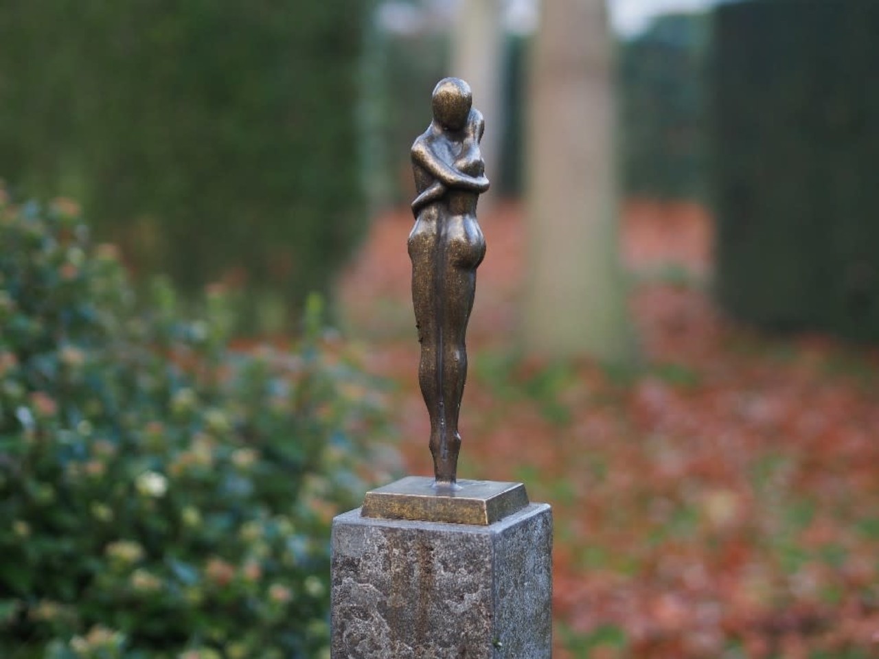 Bronzen beeld man vrouw liefdespaar | Hoogwaardig | - Home & Pleasure