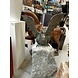 Draak op rots brons spuitfiguur XXL Draak op rots brons spuitfiguur XXL