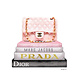 Glass painting Gucci bag and books with gold foil 60x80cm Glass painting Gucci bag and books with gold foil 60x80cm