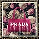 Glasschilderij Roze Prada tas 80x80cm. Glasschilderij Roze Prada tas 80x80cm.