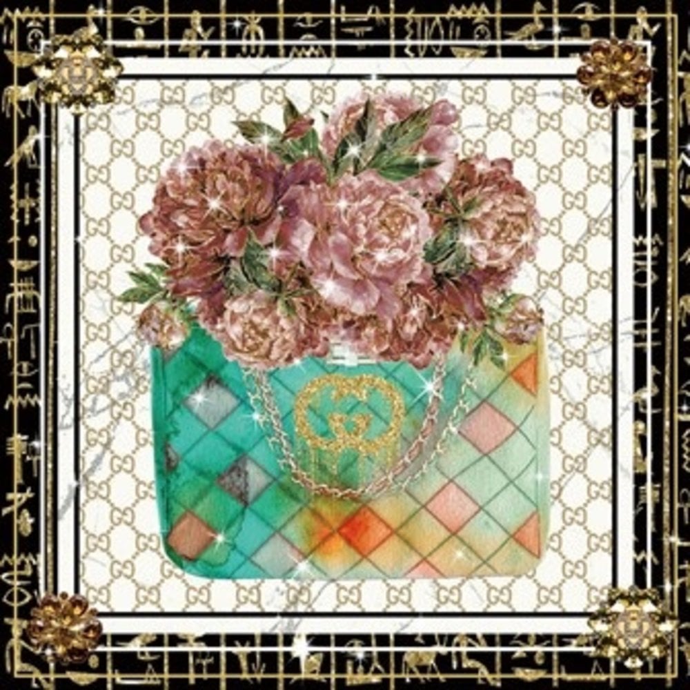opener Gehuurd het internet Glasschilderij Gucci tas 80x80cm. | Eliassen - Eliassen Home & Garden  Pleasure