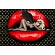 Glass painting Louis Vuitton lips 80x120cm Glass painting Louis Vuitton lips 80x120cm