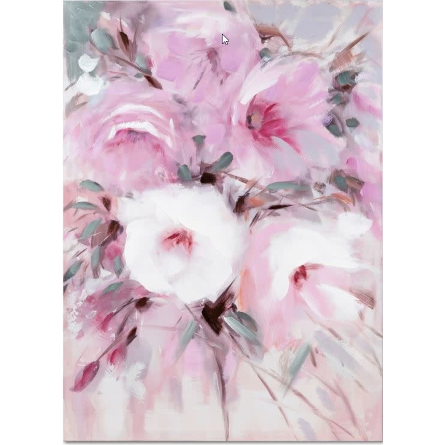 per ongeluk entiteit Willen Schilderij canvas Roze Bloemen 1 50x70cm | Eliassen - Eliassen Home &  Garden Pleasure