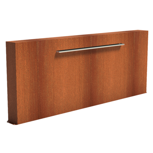 Adezz Producten Adezz Pond Walls (Free) (Incl. Waterfall 1500 + VP5 Pump) Corten Steel Rectangle 300x25x60cm Adezz Producten Adezz Pond Walls (Free) (Incl. Waterfall 1500 + VP5 Pump) Corten Steel Rectangle 300x25x60cm