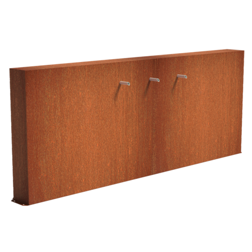 Adezz Producten Adezz Pond Walls (Free) (Incl. Waterfall 3 pipes + VP3 Pump) Corten steel Rectangle 300x25x60cm Adezz Producten Adezz Pond Walls (Free) (Incl. Waterfall 3 pipes + VP3 Pump) Corten steel Rectangle 300x25x60cm