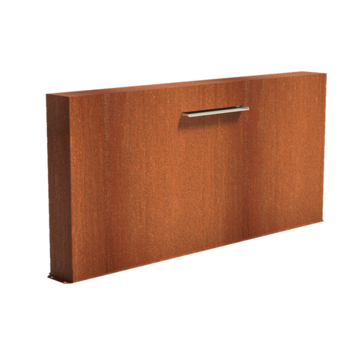 Adezz Producten Adezz Pond Walls (Free) (Incl. Waterfall 600 + VP3 Pump) Corten Steel Rectangle 250x25x60cm Adezz Producten Adezz Pond Walls (Free) (Incl. Waterfall 600 + VP3 Pump) Corten Steel Rectangle 250x25x60cm