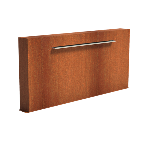 Adezz Producten Adezz Pond Walls (Free) (Incl. Waterfall 1500 + VP5 Pump) Corten Steel Rectangle 250x25x60cm Adezz Producten Adezz Pond Walls (Free) (Incl. Waterfall 1500 + VP5 Pump) Corten Steel Rectangle 250x25x60cm