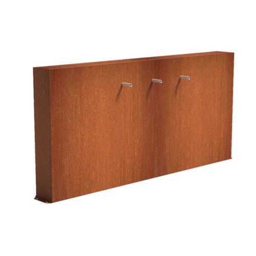 Adezz Producten Adezz Pond Walls (Free) (Incl. Waterfall 3 pipes + VP3 Pump) Corten steel Rectangle 250x25x60cm Adezz Producten Adezz Pond Walls (Free) (Incl. Waterfall 3 pipes + VP3 Pump) Corten steel Rectangle 250x25x60cm