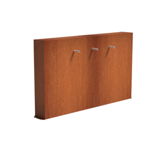 Adezz Producten Adezz Pond Walls (Free) (Incl. Waterfall 3 pipes + VP3 Pump) Corten steel Rectangle 200x25x60cm Adezz Producten Adezz Pond Walls (Free) (Incl. Waterfall 3 pipes + VP3 Pump) Corten steel Rectangle 200x25x60cm