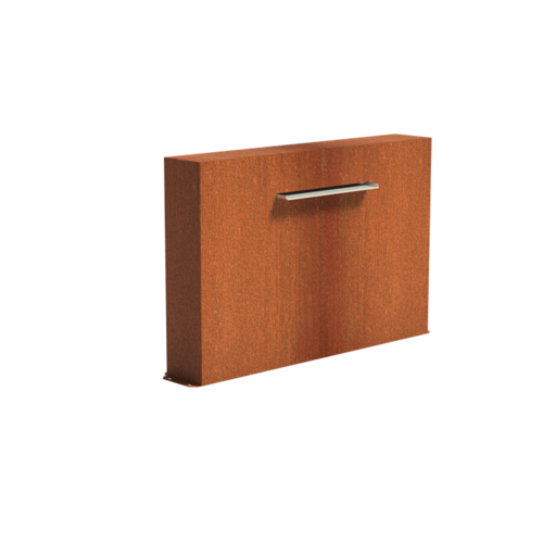 Adezz Producten Adezz Pond Walls (Free) (Incl. Waterfall 600 + VP3 Pump) Corten Steel Rectangle 150x25x60cm Adezz Producten Adezz Pond Walls (Free) (Incl. Waterfall 600 + VP3 Pump) Corten Steel Rectangle 150x25x60cm