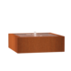 Adezz Adezz Watertafel Cortenstaal Vierkant 120x120x40cm Adezz Adezz Watertafel Cortenstaal Vierkant 120x120x40cm