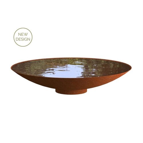 Adezz Producten Adezz Water bowl Corten steel 150x31cm Adezz Producten Adezz Water bowl Corten steel 150x31cm