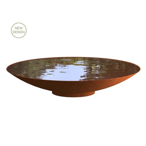 Adezz Producten Adezz Water bowl Corten steel 200x31cm Adezz Producten Adezz Water bowl Corten steel 200x31cm
