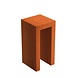 Adezz Adezz U-Sockel Cortenstahl Quadrat 50x50x100cm Adezz Adezz U-Sockel Cortenstahl Quadrat 50x50x100cm
