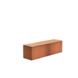 Adezz Adezz Bank Corten Stahl Rechteck 150x40x43cm Adezz Adezz Bank Corten Stahl Rechteck 150x40x43cm