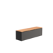 Adezz Adezz Bank Aluminium Rechteck 150x40x43cm Adezz Adezz Bank Aluminium Rechteck 150x40x43cm