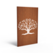 Adezz Adezz Garden panel Corten steel Tree with roots 110x5x180cm Adezz Adezz Garden panel Corten steel Tree with roots 110x5x180cm