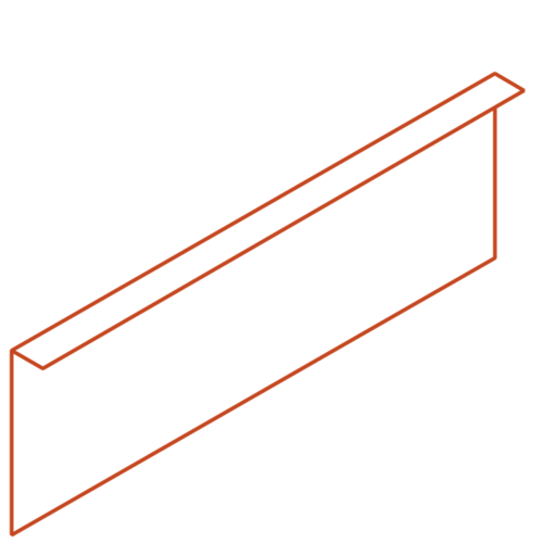 Adezz Producten Adezz Edge Locking Cortenstahl Set (25 Stück) 2300x3x290mm Adezz Producten Adezz Edge Locking Cortenstahl Set (25 Stück) 2300x3x290mm