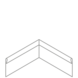 Adezz Adezz Edge Locking Galvanized Steel Corner Flattened 30x30x20cm Adezz Adezz Edge Locking Galvanized Steel Corner Flattened 30x30x20cm