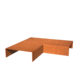 Adezz Adezz Edge Locking Corten Steel Transfer Profile Corner Piece (Outside) 30x30x5cm Adezz Adezz Edge Locking Corten Steel Transfer Profile Corner Piece (Outside) 30x30x5cm