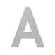 Adezz Adezz Hausnummer Buchstabe A Edelstahl 75x5x90mm Adezz Adezz Hausnummer Buchstabe A Edelstahl 75x5x90mm
