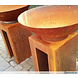 Adezz Adezz U-plinth Corten steel Square 50x50x80cm Adezz Adezz U-plinth Corten steel Square 50x50x80cm
