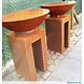 Adezz Adezz U-Sokkel Cortenstaal Vierkant 40x40x100cm Adezz Adezz U-Sokkel Cortenstaal Vierkant 40x40x100cm