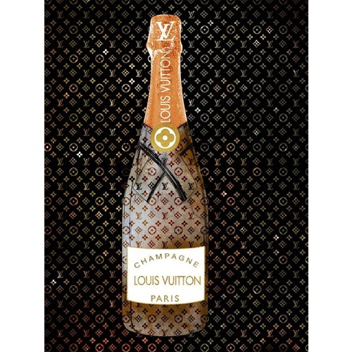 Glasschilderijen Champagne Louis Vuitton Glasschilderijen Champagne Louis Vuitton