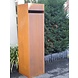 Adezz Adezz Brievenbus Cortenstaal Nox 35x35x120cm Adezz Adezz Brievenbus Cortenstaal Nox 35x35x120cm