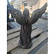 Engelsstatue mit Blumenkranz 46cm Braun/Gold Engelsstatue mit Blumenkranz 46cm Braun/Gold